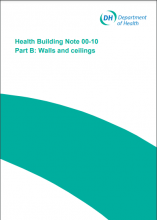 Health Building Note 00-10: Part B: Walls and ceilings [2013 edition]